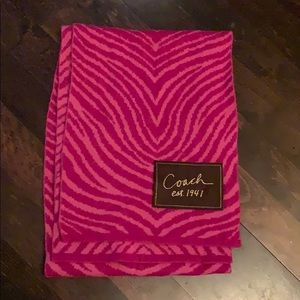 Coach wool scarf